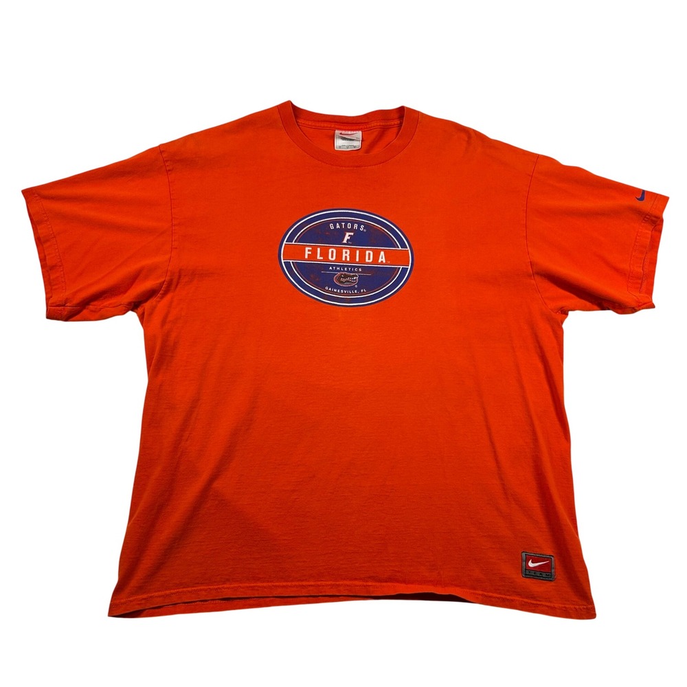 Vintage Nike Florida Gators T-Shirt Mens XL Gainesville 90s Y2K Orange NCAA